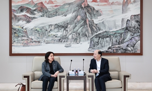 进出口银行浙江省分行党委书记、行长孙娟晓莅临爱游戏全站app官方网站调研