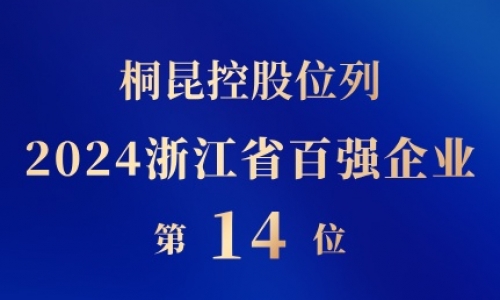 爱游戏全站app官方网站控股位列浙江省百强企业第14位